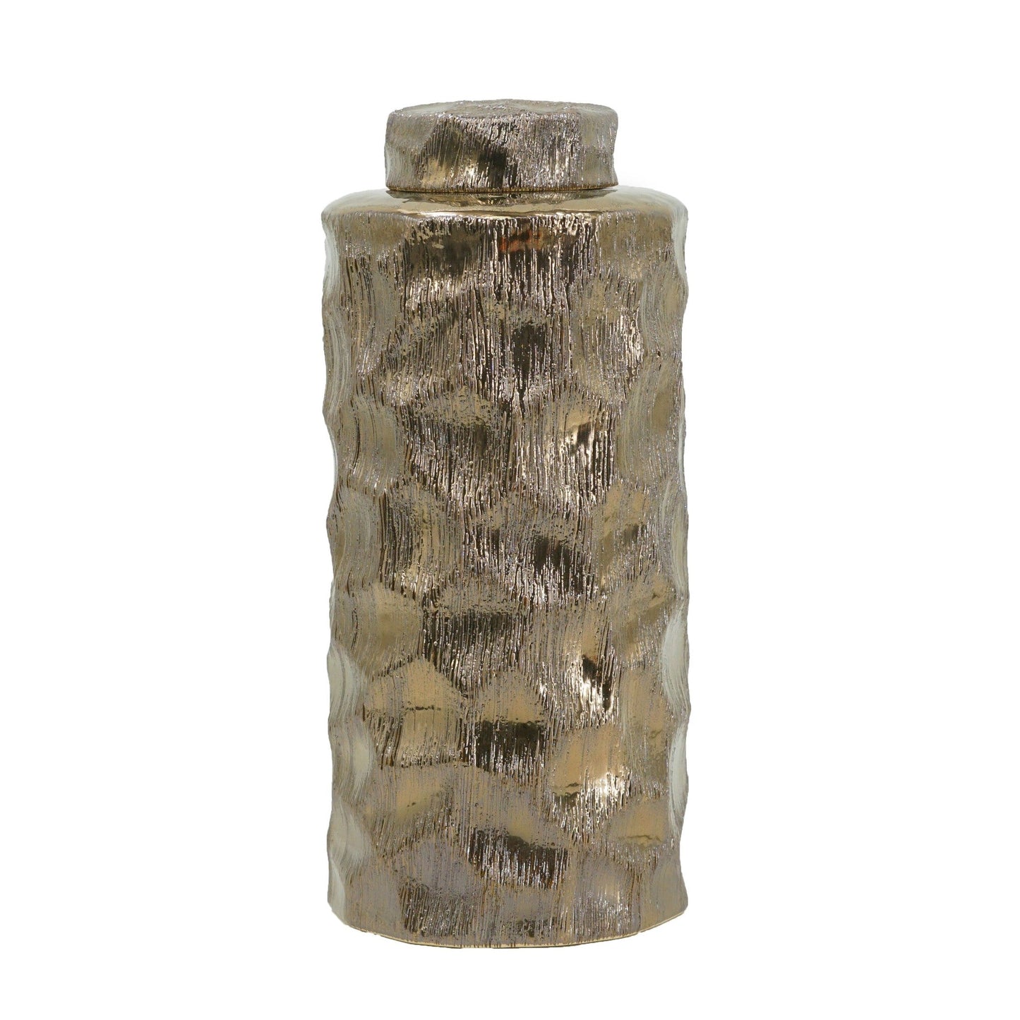 Ceramic vase with lid 61005