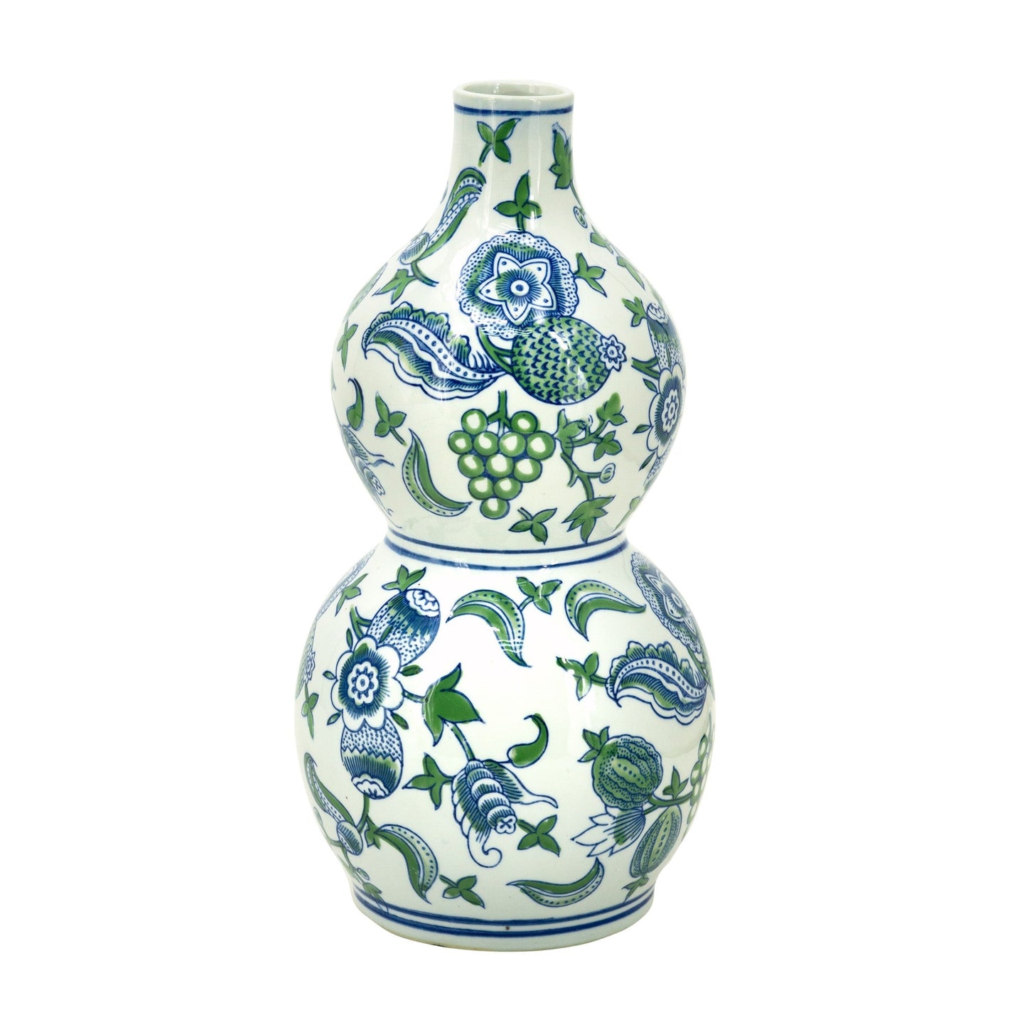 Blue and White Cherry Blossom Vase 61136