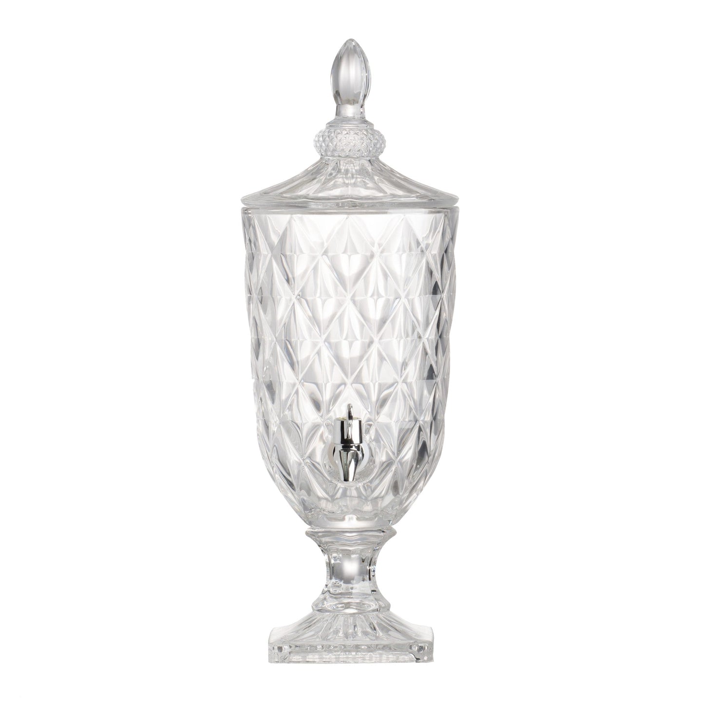 Glass juice cup with lid 77275