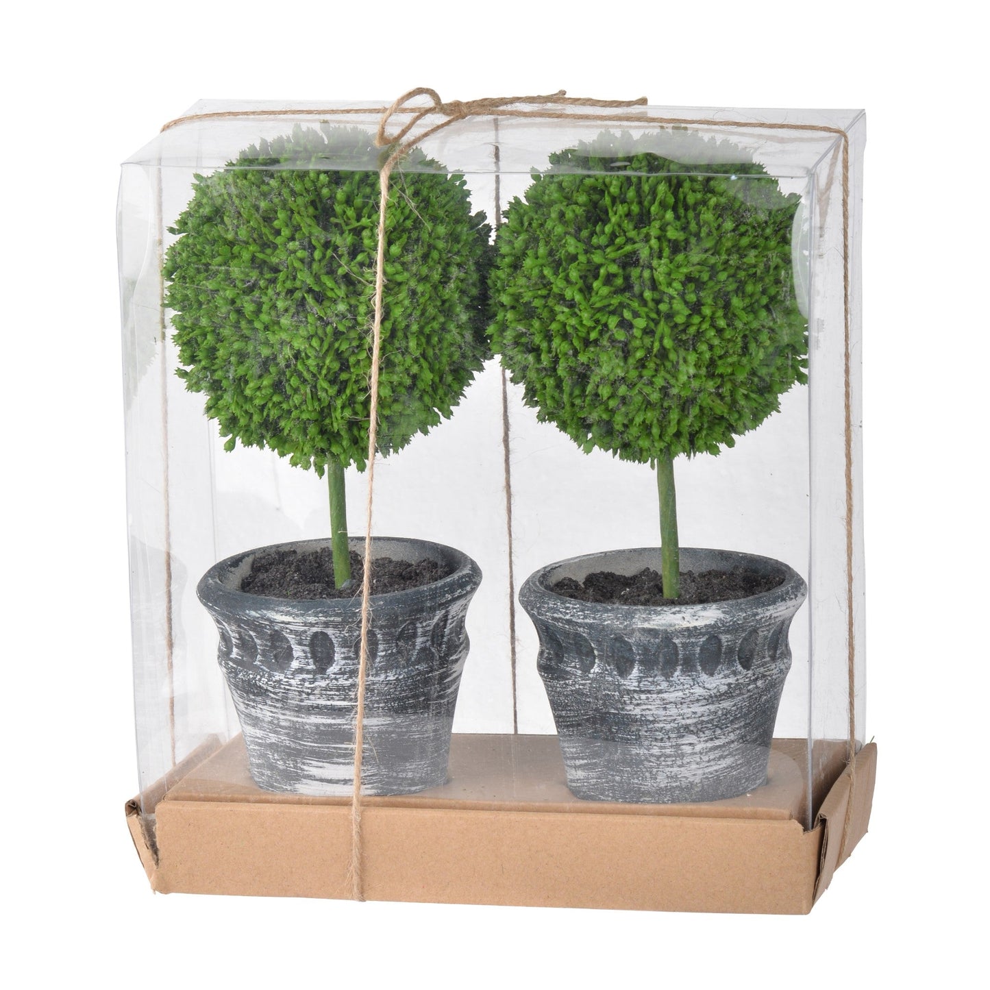Topiary Ball Tree, 2 Pieces, Small Size 29570-BLAC
