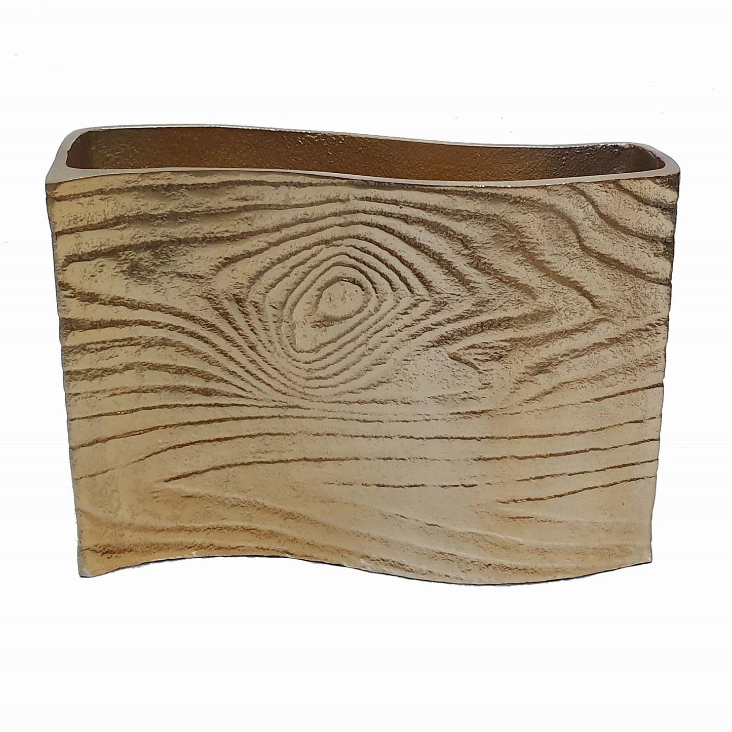 Wavy Timber Vase, Small Size 48662