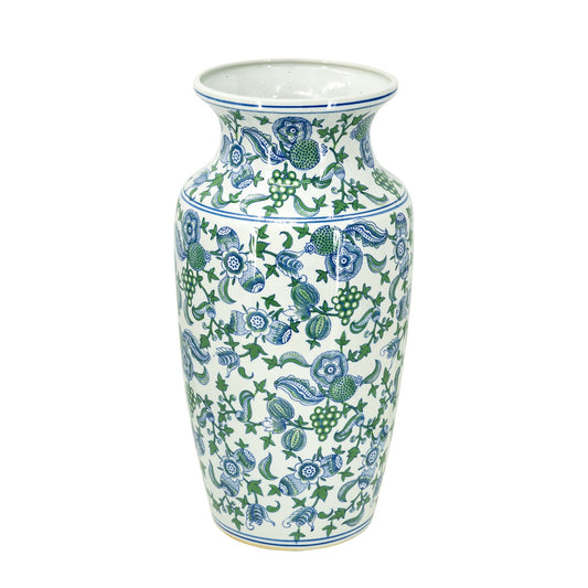 Vase Cherry Blossom Blue White 61134