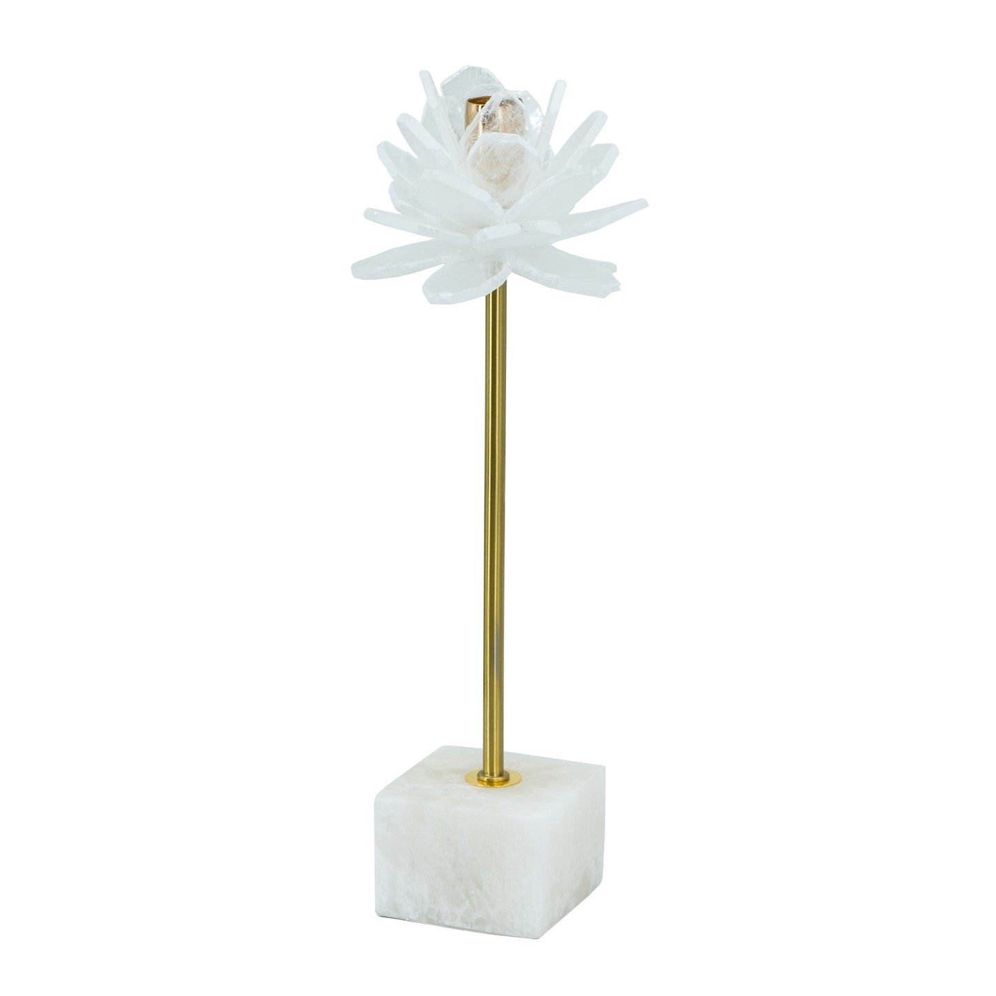 Selenite Candle Holder 77735-DS