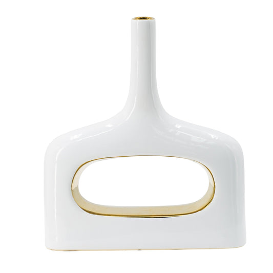 White Gold Vase 8856