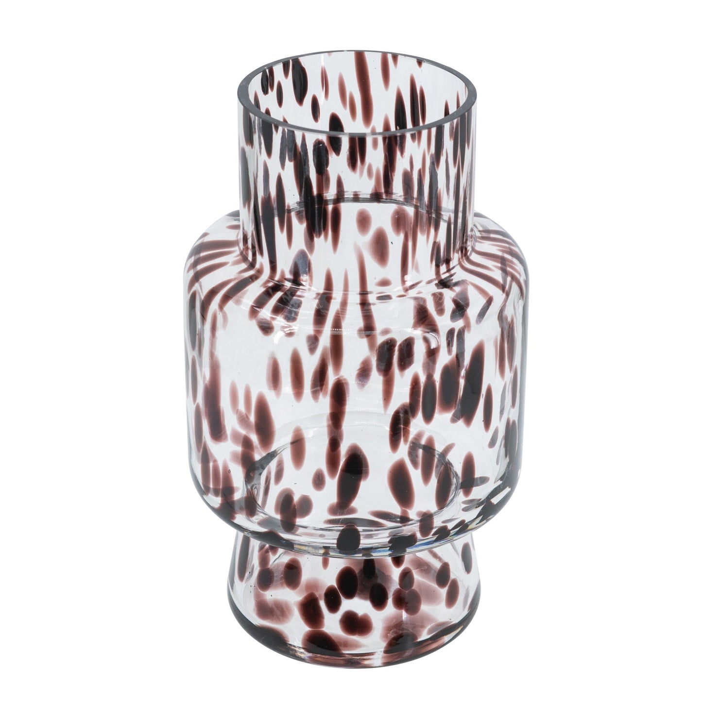 Colored glass vase 98642