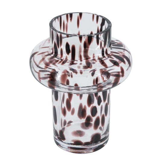 Colored glass vase 98643