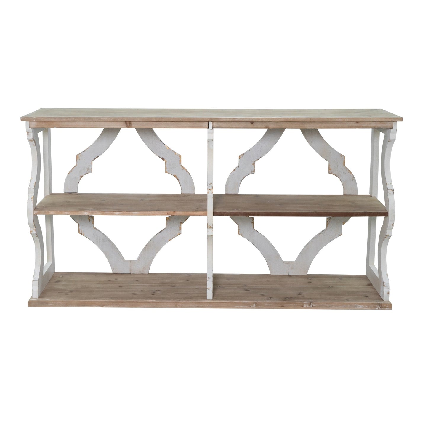 White Brown Table D3553