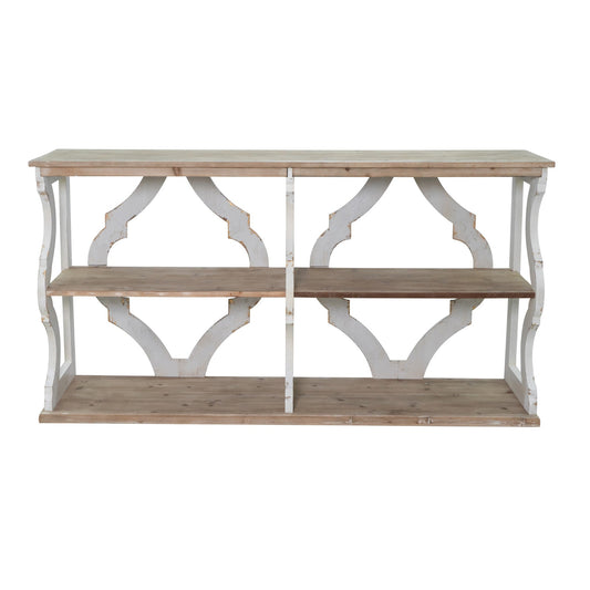 White Brown Table D3553