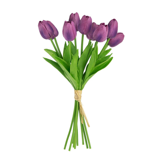 9 Purple Tulip Bouquet F29612-PURP